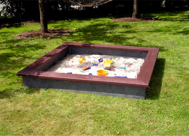 Hovedbilde Sandkasse SAHARA 200 x 200 cm