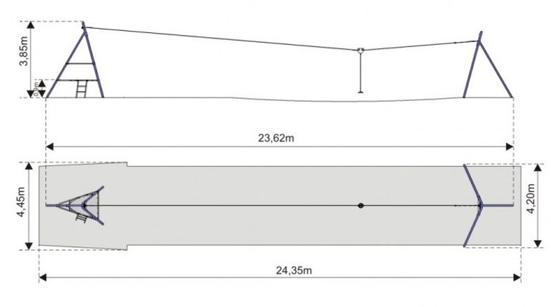 Aspen Taubane 20 m lengde